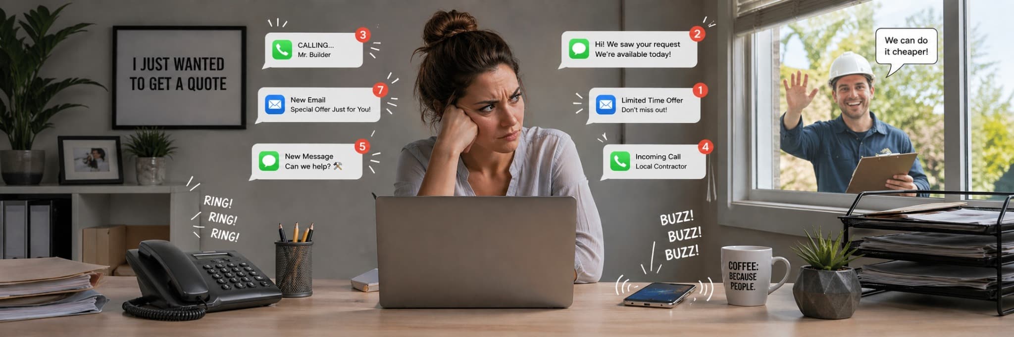 customer overwhelmed comparing options